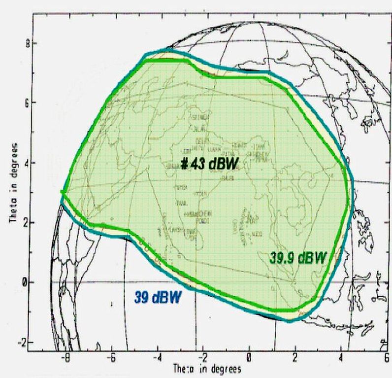 Insat 3A/4B At 93.5°E-Asia & Europe Wide Beam : DD Doordarshan India ...